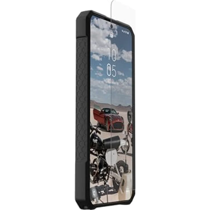 URBAN ARMOR GEAR UAG PLUS Tempered Glass Displayschutzfolie Samsung Galaxy S24+ (Plus) [9H zweifach gehärtetes Glas, Anti-Fingerabdruck, 0,33mm dünn, Ultra klar] – Bild 4