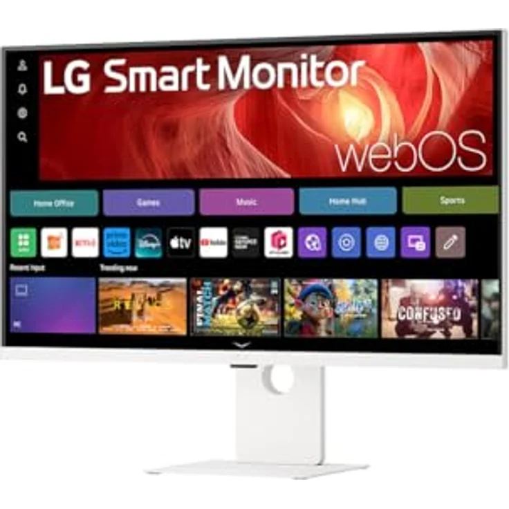 LG Smart Monitor 37U730SA-W, 37", 4K UHD (3840x2160), HDR10, IPS, webOS 24, USB-C (65W), HDMI, Bluetooth®, Lautsprecher, Weiß – Bild 3