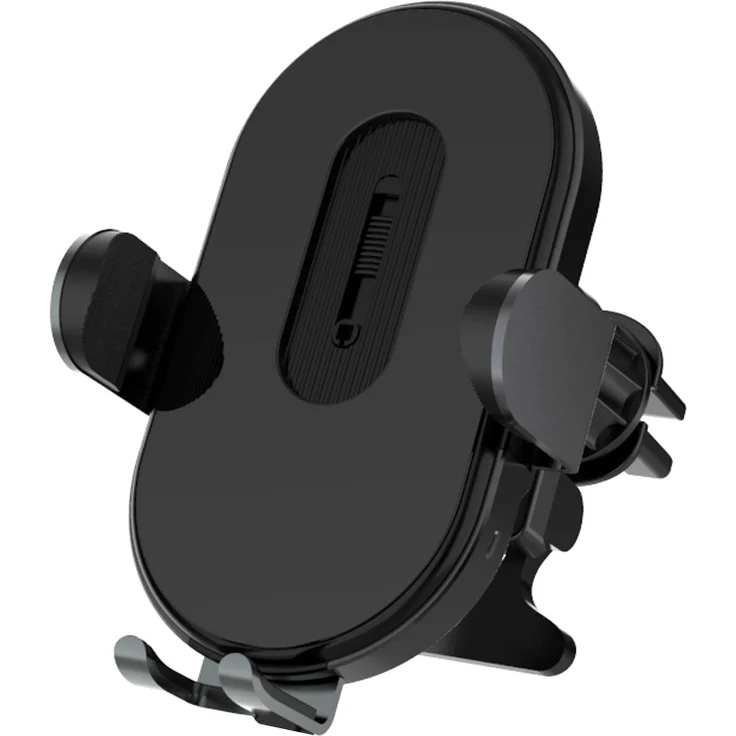 Fontastic Induktive KFZ Halterung MAGIC 15W, schwarz, automatischer Betrieb, für Smartphones von 4.7 bis 6.7 Zoll, 360° drehbar, geeignet für QI-fähige Geräte