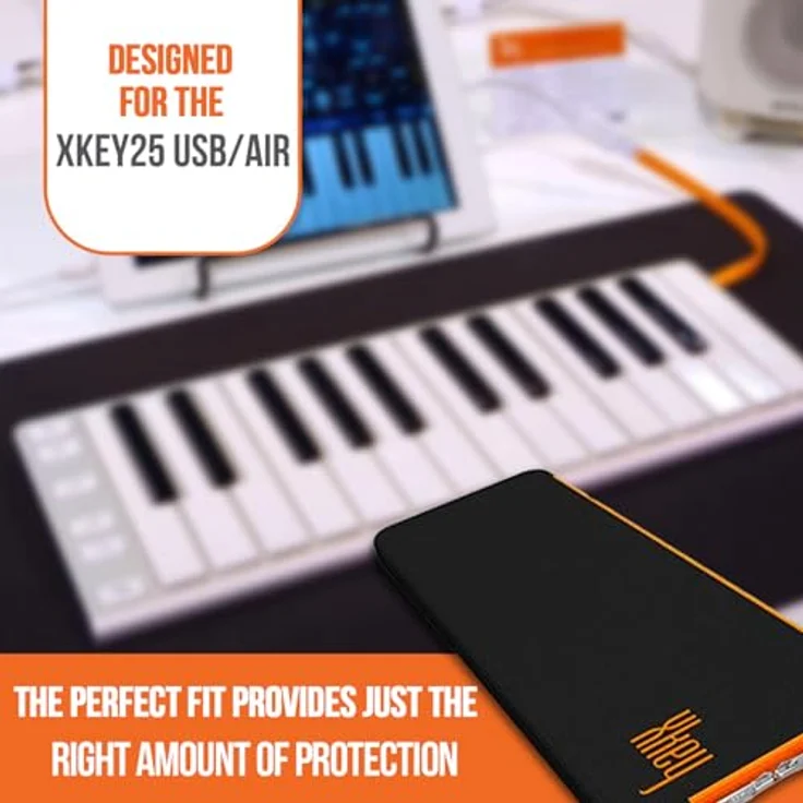 CME Xkeycase Schutzhülle, Schwarz-Orange – Bild 4