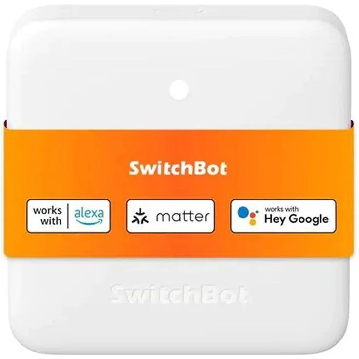 SwitchBot Hub Mini, Smart Home Hub mit Matter-Unterstützung, Sprachsteuerung und Smart Learning
