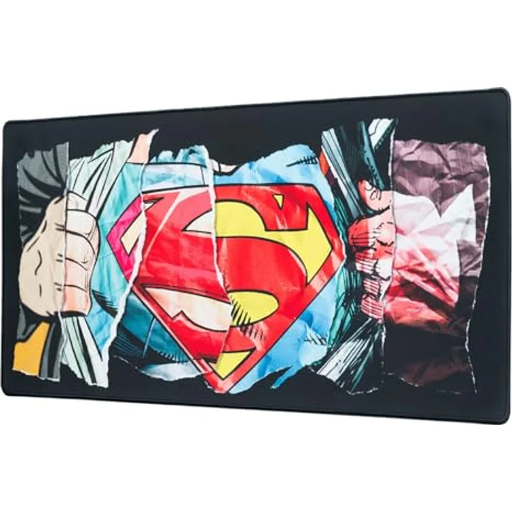 Grupo Erik DC Comics Superman Gaming Mauspad, hochwertige Schreibtischunterlage mit ikonischem Logo in lebendigen Farben – Bild 1