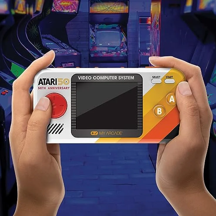 ATARI Pocket Player Pro, tragbare Konsole mit legendären Spielen, schwarz – Bild 6