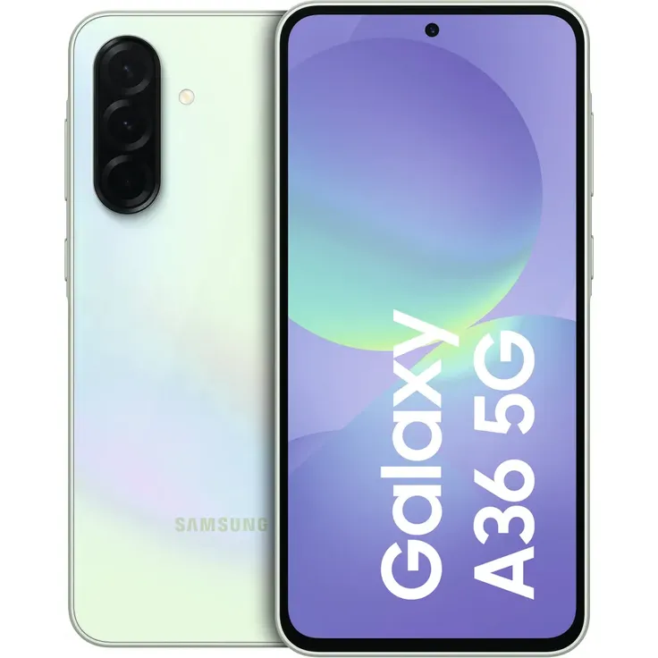 Samsung Galaxy A36 5G 6GB/128GB Grün (Awesome Lime) Smartphone mit 50 MP Dreifach-Kamera