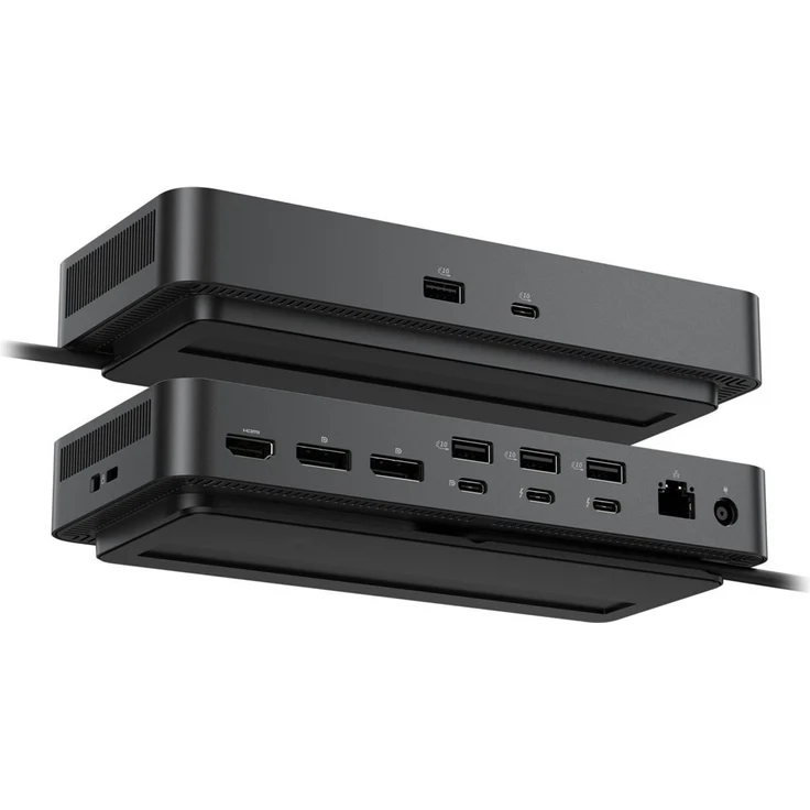 Dell Pro Thunderbolt 5 Smart Dock SD25TB5, Dockingstation mit Thunderbolt 5, HDMI, 2 x DP, USB-C, 1GbE, 2.5GbE, 330 Watt