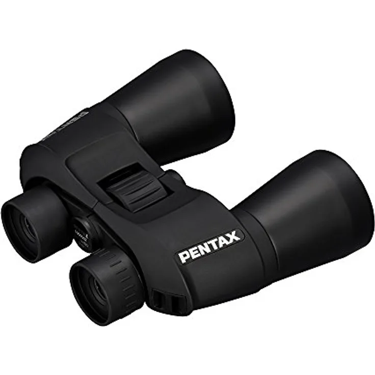 Pentax SP 16x50 Fernglas, BaK4 Glasprismen, Aluminium-Druckguss Gehäuse, mehrfach vergütete Linsen, komplett gummiert