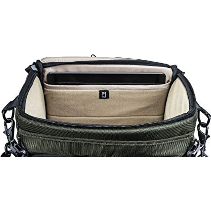 Vanguard VEO SELECT 28S GR Schultertasche (Kamera Schultertasche), Grün mit Platz für professionelle DSLR-Kamera und Zubehör – Bild 3