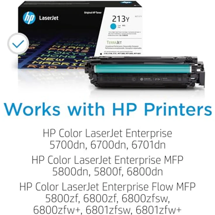 HP Tonerpatrone 213 CLJ, Hochwertige Farbtoner mit HP TerraJet Technologie für effiziente Nutzung und Sicherheit – Bild 2
