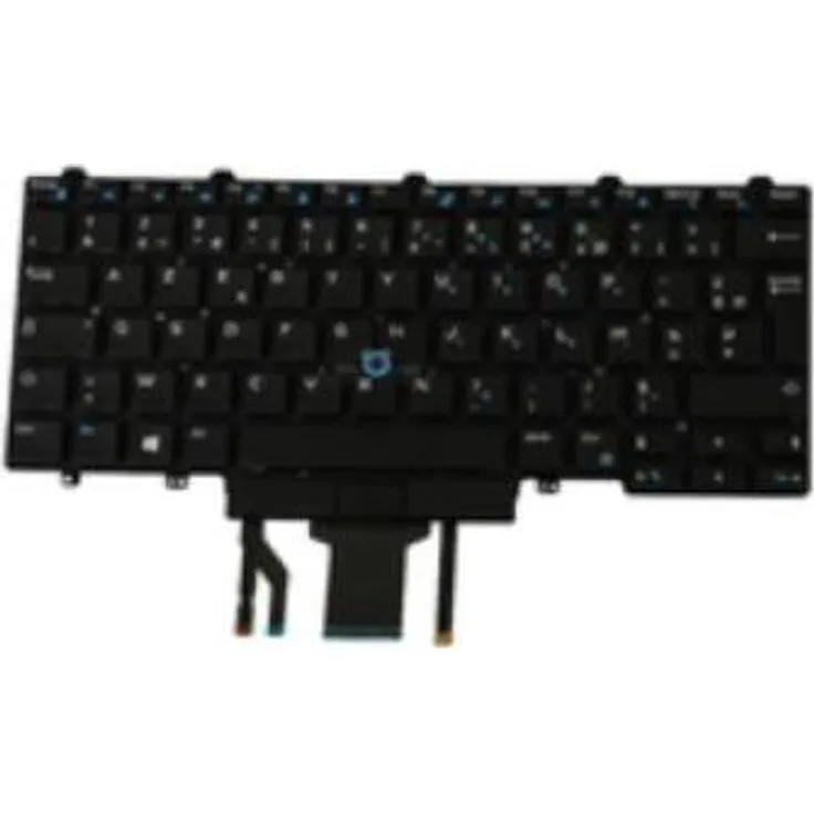 Dell W93F7, Tastatur für Latitude E5450/E7450, französisches Layout, schwarz