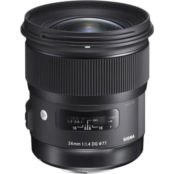 Sigma 24mm F1,4 DG HSM Art Objektiv (77mm Filtergewinde) für Nikon Objektivbajonett – Bild 2