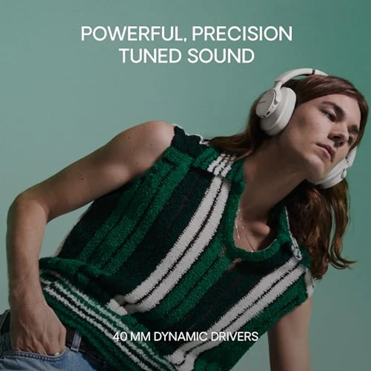 Urbanista Valencia, Kabellose On-Ear-Kopfhörer mit ANC und 40h Akkulaufzeit, Weiss – Bild 6