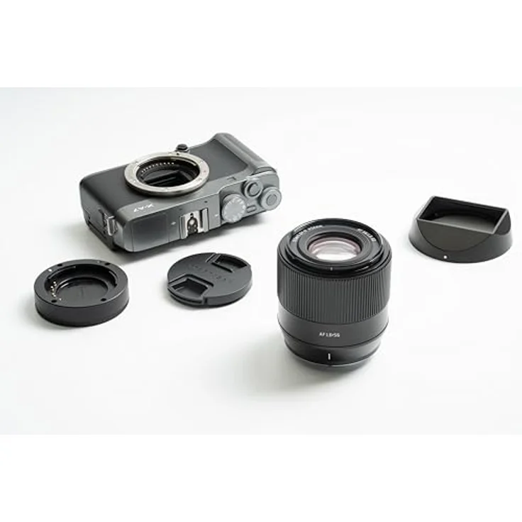 TTArtisan 56 mm F1.8 AF Objektiv, Metallgehäuse mit Bokeh-Funktion, kompatibel mit Sony E Mount – Schwarz – Bild 2