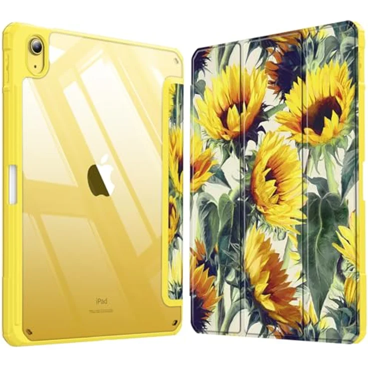Fintie Hybrid Hülle für iPad (A16) 11/10 Generation (2025/2022, 11/10.9") mit integrierter Stifthalterfunktion, stoßfester TPU-Konstruktion und Auto Schlaf/Wach Funktion – Bild 1