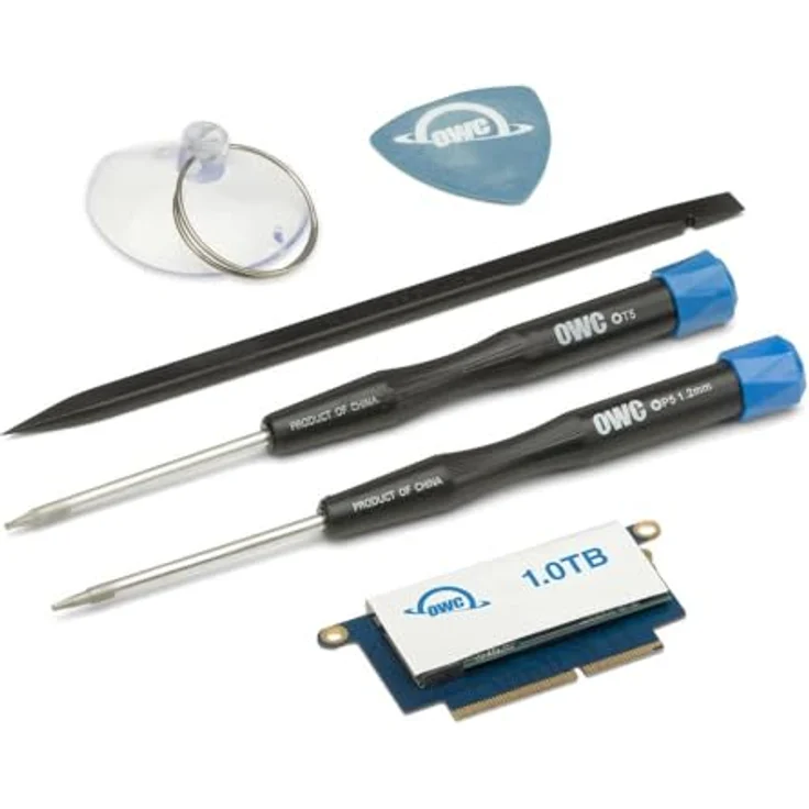OWC Aura Pro NT Hochleistungs-NVMe-SSD-Upgrade-Kit, kompatibel mit 2016–2017 13-Zoll-MacBook Pro ohne Touch-Leiste (SSD Upgrade Kit mit Werkzeug, 1TB) – Bild 2