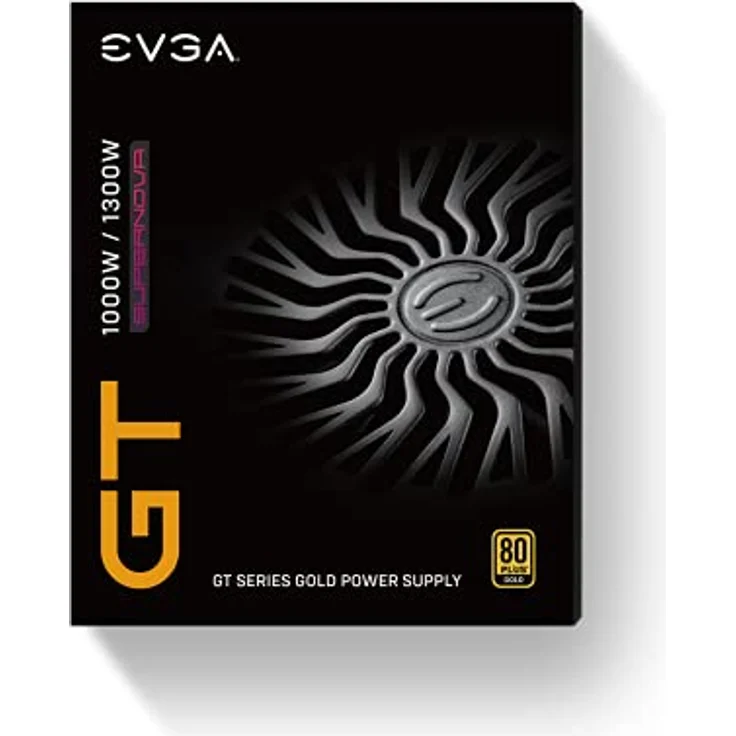 EVGA Supernova 1000 GT, 80 Plus Gold 1000W, Fully Modular, Auto Mode with FDB Fan, 10 Year Warranty, Includes Power ON Self Tester, Compact 150mm Size, Power Supply 220-GT-1000-X2 (EU) – Bild 2