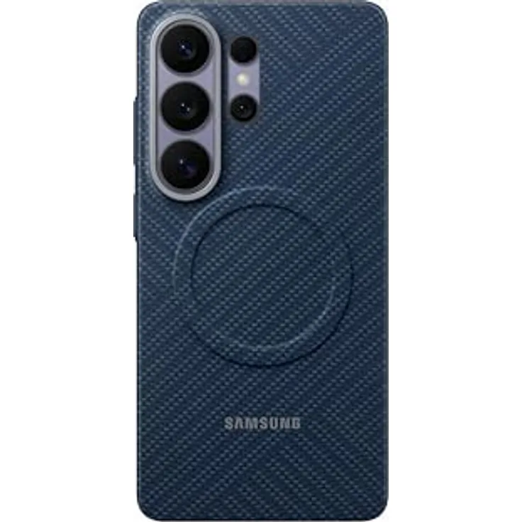 Samsung Carbon Magnet Smartphone Case EF-KS948 für Galaxy S26 Ultra, dünne und stoßfeste Handy-Hülle mit Magnetring, Blue Violet
