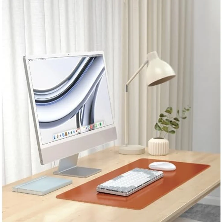 Satechi Vegan-Leather Premium Desk (XL), Mausmatte aus umweltfreundlichem Material, braun – Bild 8