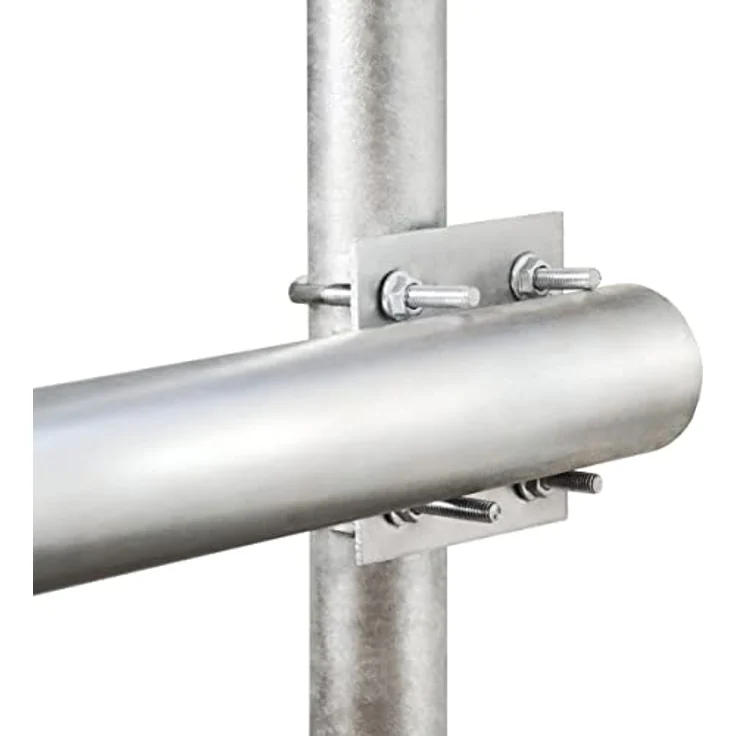 Premium X Balkon-Halter 50cm Ø 48mm Stahl Mast Geländer-Halterung Satelliten-Schüssel SAT-Antenne Ausleger Mastaufsatz Mast-Verlängerung – Bild 5