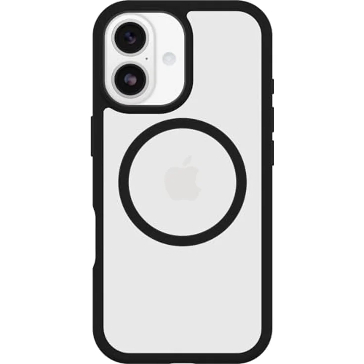 OtterBox React Series MagSafe Hülle für iPhone 17, stoßfest, sturzsicher, ultraschlank, Transparent/Schwarz, getestet nach Militärstandard – Bild 2