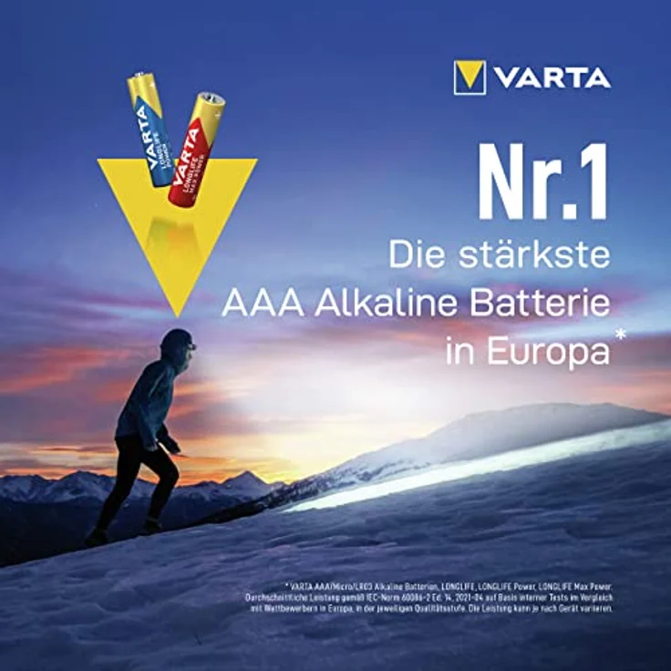 VARTA Batterien AAA, 12 Stück, Longlife Power, Alkaline, 1,5V, ideal für Spielzeug, Funkmaus, Taschenlampen, Made in Germany – Bild 3