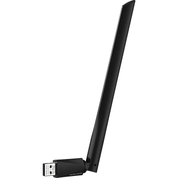 Mercusys MA14H AX300 High-Gain Wi-Fi 6 Wireless USB Adapter, bis zu 287 Mbit/s, Schwarz, ideal für Streaming und Online-Gaming