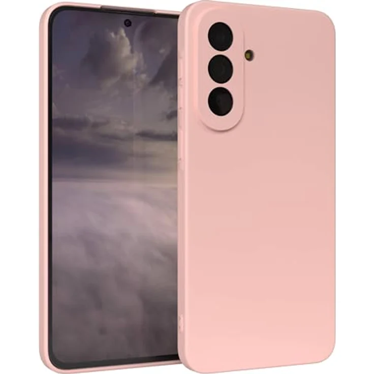 EAZY CASE Silikonhülle für Galaxy A57, Stoßfestes Rosa TPU Case mit Kameraschutz, Dünnes Design und Kabelloses Laden – Bild 1