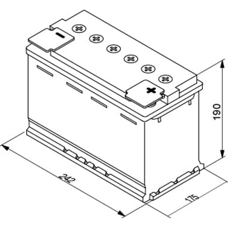 Bosch S5 A05 Autobatterie AGM, 12V 60Ah 680A für Start-Stopp-Systeme, auslaufsicher und rüttelfest – Bild 5