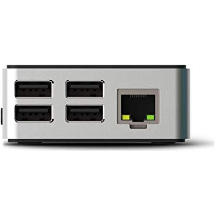 FLIRC Case - Aluminium Gehäuse für Raspberry Pi 4, silber/schwarz – Bild 4