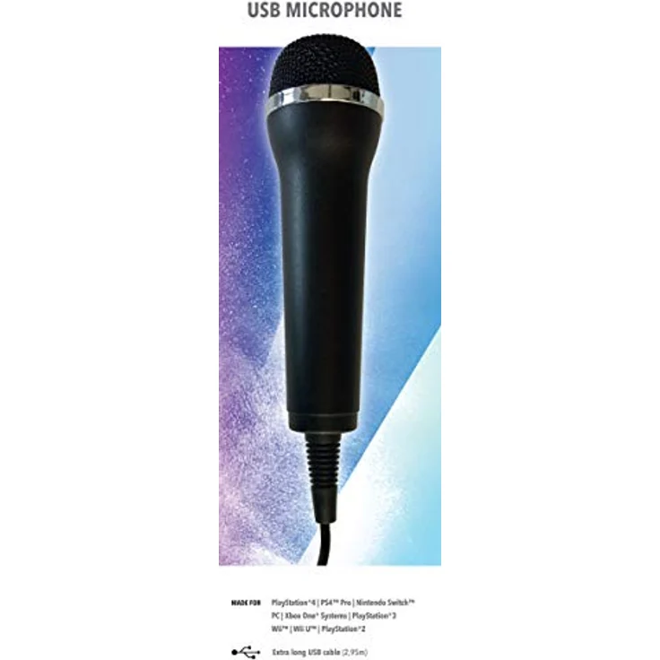 Deep Silver Mikrofon für Karaoke Games Schwarz (1033828) (PC, PS3, PS4, Switch, Wii, Wii U, Xbox One, Xbox Series) – Bild 2