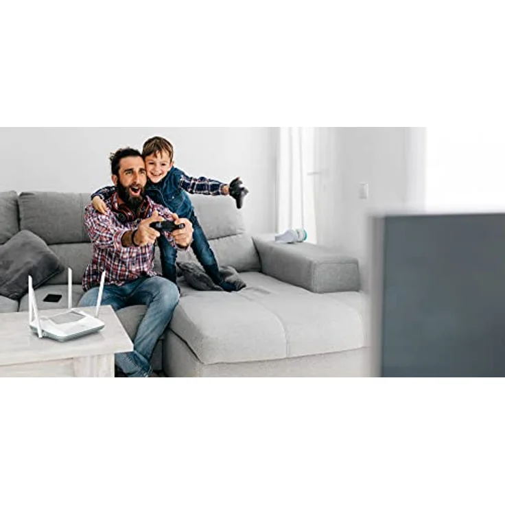 D-Link R32 Eagle PRO AI AX3200 Smart Router (AI Wi-Fi/Traffic Optimiser, AI Parental Control, Gigabit Ports, MU-MIMO, 1024 QAM, OFDMA, WPA3, D-Link Wi-Fi Mesh, kompatibel mit Alexa/Google Assistant) – Bild 4