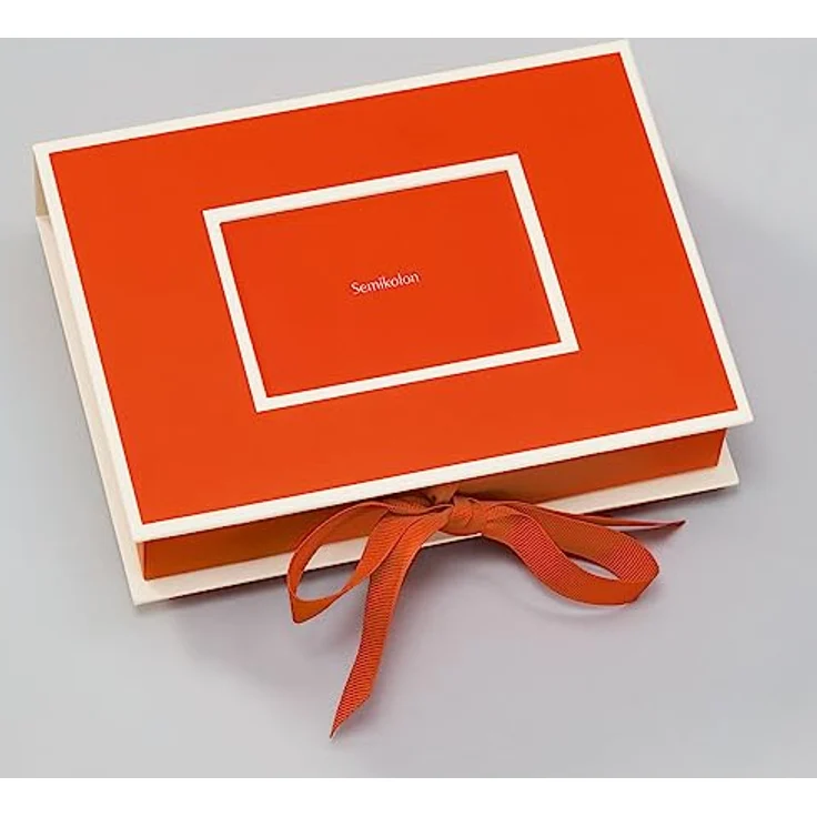OTTO Fotoalbum Semikolon 352520 Kleine Fotobox, orange, hochwertige Aufbewahrung für Ihre schönsten Momente – Bild 2