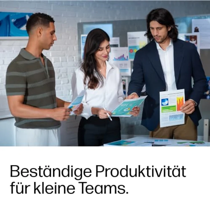 HP OfficeJet Pro 9132, All-in-One 4 in 1 Farb-Tintenstrahl-Multifunktionsdrucker grau, Duplex-Druck, HP Instant Ink-fähig, 25 ISO-Seiten/Min. – Bild 7
