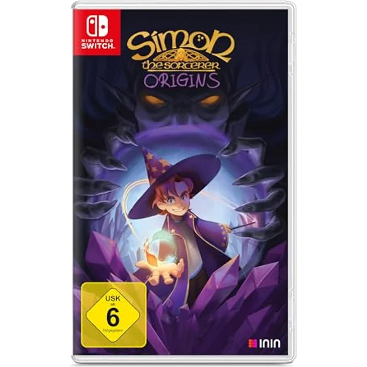 ININ GAMES Simon the Sorcerer Origins - Nintendo Switch, handgezeichnete Grafik, humorvolles Point-and-Click Abenteuer, offizielles Prequel zur Kultreihe – Bild 1