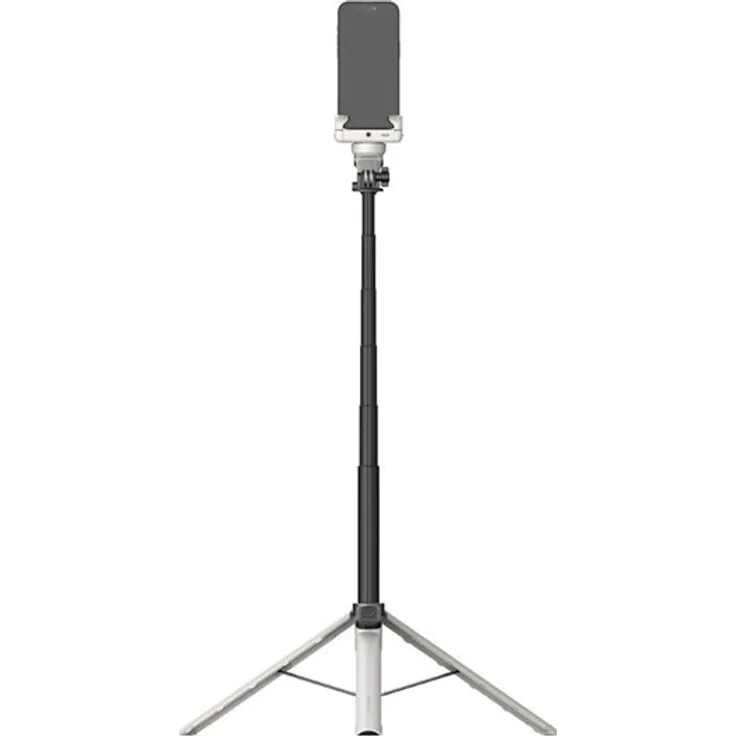 AOCHUAN M3 Pro Gimbal mit RGB-Beleuchtung, multifunktionales Stativ mit Gesichtsverfolgung und Gestensteuerung, weiß