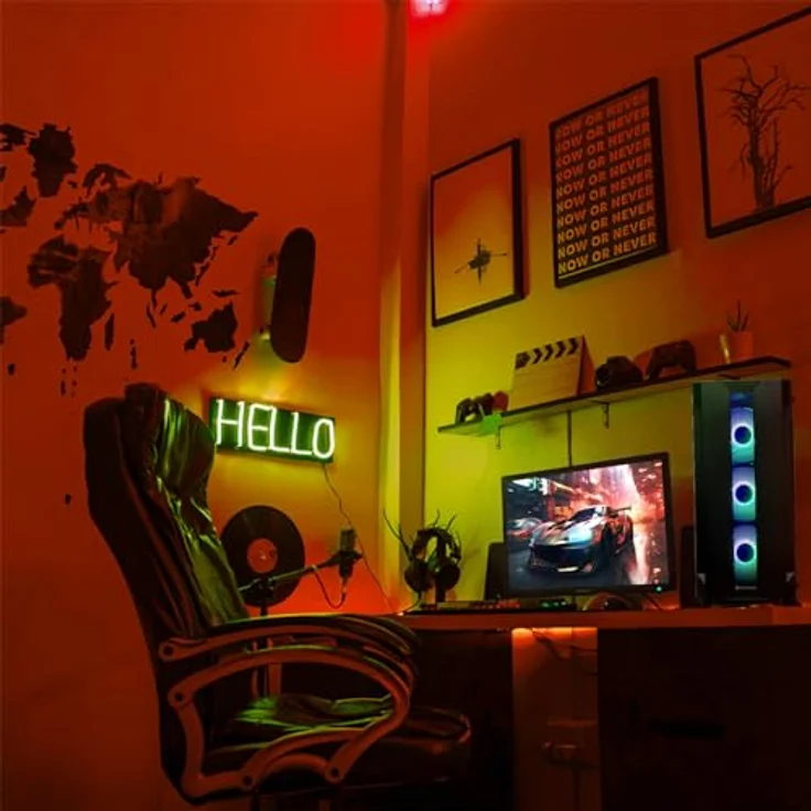 DCL24.DE Gamer PC Intel i7-14700, RTX5060Ti, 32GB RAM, 1TB SSD, schwarzes RGB LED Gehäuse – Bild 8