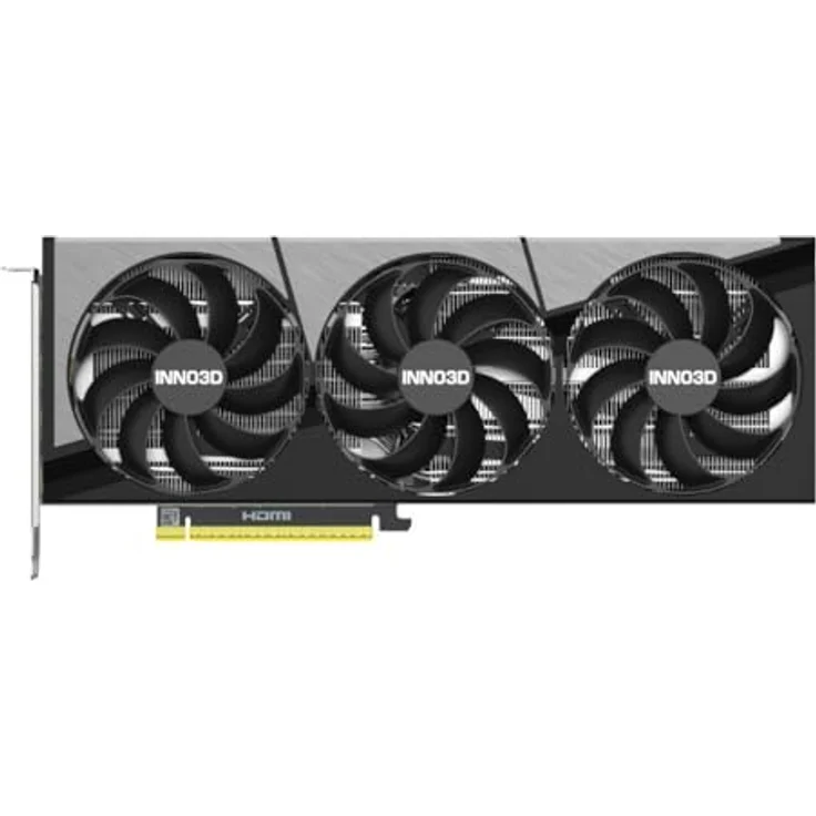 INNO3D GeForce RTX 5080 X3 OC, 16384 MB GDDR7 Grafikkarte mit Triple-Fan-Kühlerdesign – Bild 2