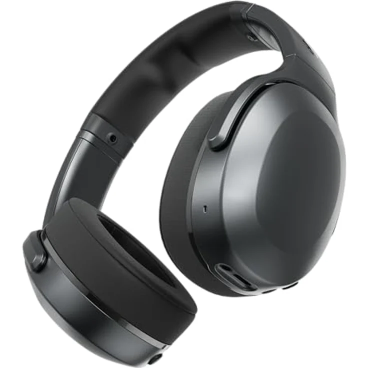 Skullcandy Crusher 540 Active, kabelloser Bluetooth-Kopfhörer mit schallisolierender Over-Ear-Passform, multisensorischem Bass, 40 Stunden Akkulaufzeit, schweiß- und wasserresistent - Coal – Bild 1