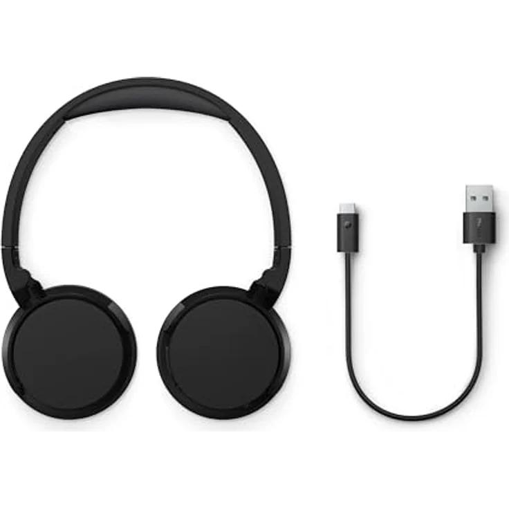 Philips TAH3209BK Leichter Bluetooth-Kopfhörer mit passiver Geräuschisolierung – 25 Stunden Spielzeit, dynamischer Bass, Schwarz – Bild 4