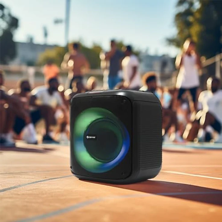 Denver BPS-250 Bluetooth Lautsprecher (4 h Batteriebetrieb) in Schwarz – Bild 5
