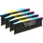 Corsair VENGEANCE RGB DDR5 RAM 192GB (4x48GB) 5200MHz CL38 Intel XMP iCUE Kompatibel Computer Speicher - Schwarz (CMH192GX5M4B5200C38)