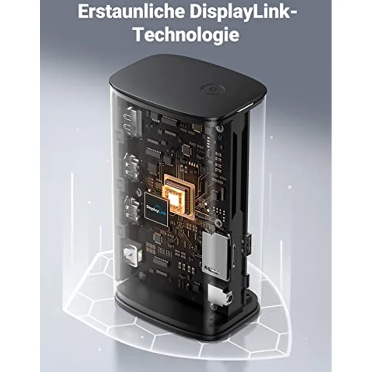 UGREEN USB C Docking Station Triple Display für MacOS und Windows, 2HDMI DP 4K@60Hz, 10Gbps USB Datenports, PD 100W, Ethernet, Audio, SD/TF, 12 IN 1 Dock für MacBook, Surface, Lenovo, Dell, HP usw. – Bild 4