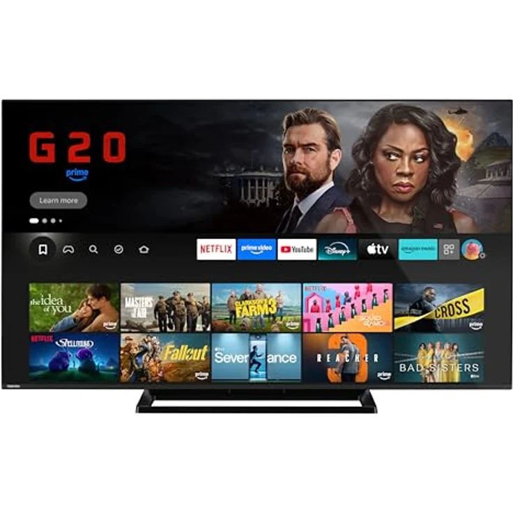 Toshiba 65UF3F63DAR, 65 Zoll Smart TV mit 4K UHD, Dolby Vision HDR, Dolby Atmos, Fire TV, Sound by Onkyo, Triple-Tuner, LED TV – Bild 3