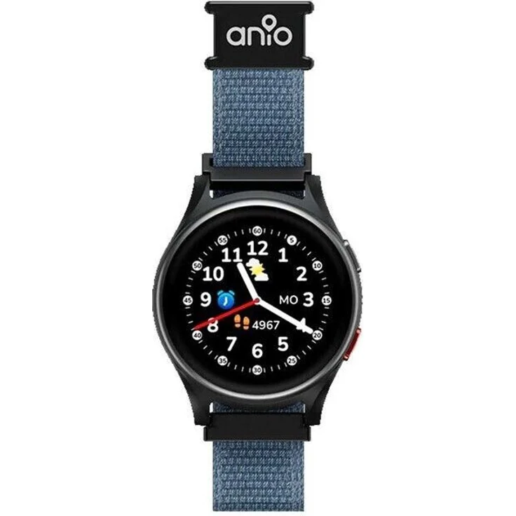 Anio 6 Kinder Smartwatch Blau – GPS, Fitnesstracker, Anruf & Schulmodus – Bild 1