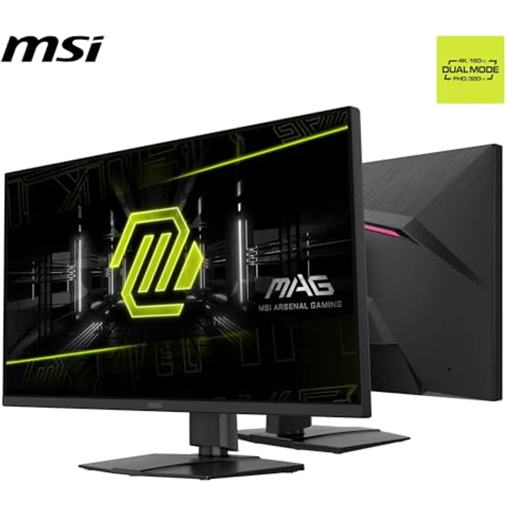 MSI MAG 322URDF E16, 32-Zoll Gaming-Monitor, 4K UHD, 0,5ms Reaktionszeit, Rapid IPS, DisplayHDR 400, HDMI 2.1, Schwarz – Bild 2