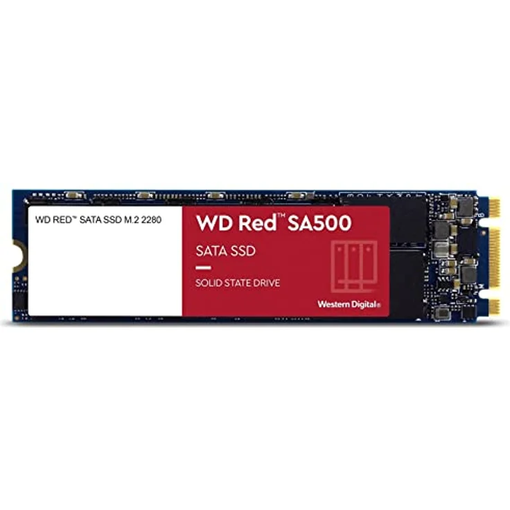 WD Red SA500 NAS SATA SSD WDS200T1R0B - Solid-State-Disk - 2 TB - intern - M.2 2280 - SATA 6Gb/s (WDS200T1R0B) – Bild 2