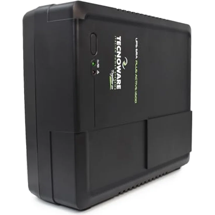 Tecnoware FGCERAPLAT1602SCH Unterbrechungsfreie Stromversorgung (USV) Line-Interaktiv 1,6 kVA 1120 W 2 AC-Ausgänge, ERA PLUS ACTIVE 1600 Gruppe, schwarz – Bild 1
