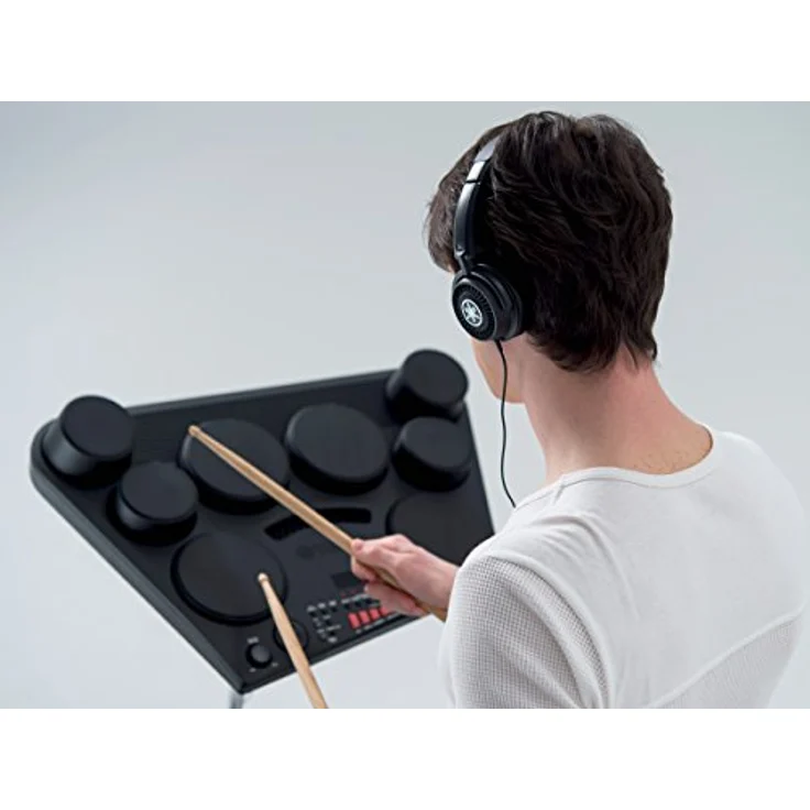 Yamaha DD-75 Drumset, schwarz – Transportable E-Drums mit 8 anschlagdynamischen Drum-Pads – Drum Kit mit Lautstärkeregelung & Kopfhöreranschluss – Bild 5