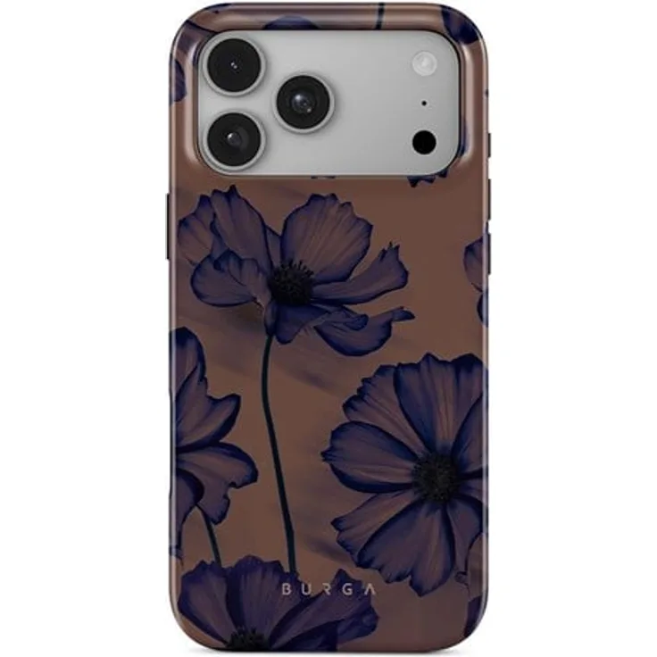 Burga Tough MagSafe Case - Velvet Night - iPhone 18 Pro, schlankes Design, MagSafe-kompatibel, zweiteilige Konstruktion, erhöhte Kanten für Bildschirm- und Kameraschutz.