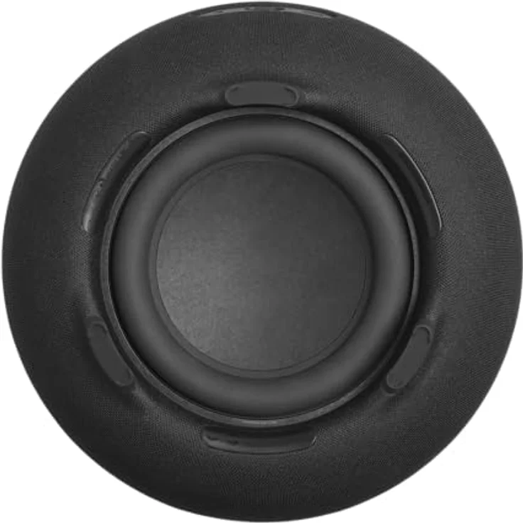 Harman Kardon Aura Studio 5, Bluetooth-Lautsprecher mit Constant Sound Field-Technologie, 3-Wege-Lautsprechersystem, Auracast Multi-Speaker-Verbindung, 360°-Umgebungslicht, Farbige Lichtshows, Schwarz – Bild 2