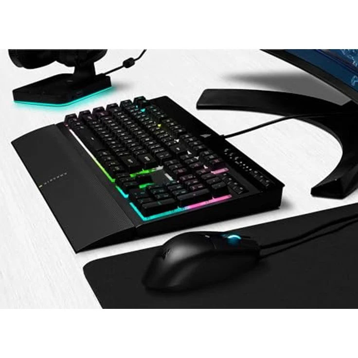 Corsair K55 RGB PRO XT Tastatur USB QWERTY Englisch Schwarz (CH-9226715-NA) – Bild 4